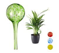 Set 4x globos riego, Bolas riego cristal, Dispensador agua plantas Ø6cm, Gotero