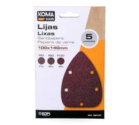 SET 5 LIJAS PARA LIJADORA REF: 08707 KOMA TOOLS EDM