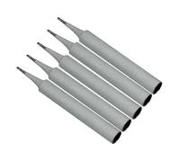 Set 5 Punte di Ricambio per Stazione Saldante 937 e Saldatore 070D - Punta Fine 0,5mm Tonda Modello N1-26 - Ricambi Alta Precisione per Saldatura a Stagno Professionali (Diametro Innesto 6mm)