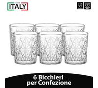 Bormioli Rocco Juego de 6 vasos Lounge, transparente, 37 cl