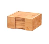 San Ignacio Set 6 Posavasos Bambu Cuadrados Soporte colección Kinvara