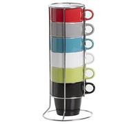 Secret de Gourmet – Juego de 6 tazas con rack