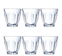 Set 6 vasos de vidrio resistente forma baja 9 RCADE ARC