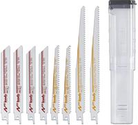 Set 8 Cuchillas Universal para Sierra Cazón Corte Madera Y Hierro Kwb Germany 57
