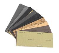 Set 90uds Lija al Agua/Seco Grano 400-7000 | Papel Abrasivo Surtido para Pulir Coche, Madera, Metal | Hojas de Lijado Impermeables, 93x230mm
