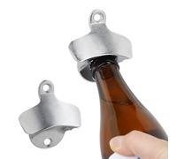 Set abrebotellas pared destapador de botellas fácil instalación 4 unidades