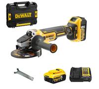 Set Amoladora a Batería De 125 DEWALT DCG405P2-QW 18V 2x 5Ah + Tstak