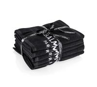 Set, balmain, black bleach proof salon, salon textile towel, 6 pcs