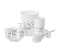 Set BAÑO 6PZS Blanco-DAMDAM GO