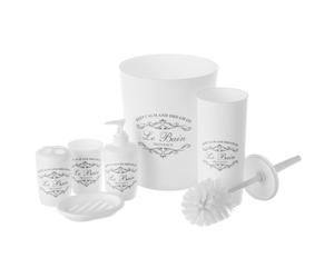 Set BAÑO 6PZS Blanco-DAMDAM GO