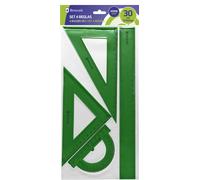 Set bismark 4 reglas verde hq (30 cm)