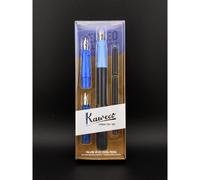 Set Caligrafía con Pluma estilográfica Kaweco Perkeo - Azul