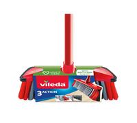 SET CEPILLO 3 ACTION ESCOBA MULTIUSOS CON PALO 171214 VILEDA LIMPIEZA HOGAR COCINA HERRAMIENTAS ACCESORIOS HOGAR