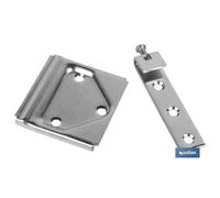 Set colgador de armario zincado 53 mm venta unitaria
