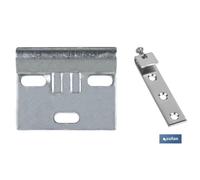 Set colgador de armario zincado 60 mm venta unitaria