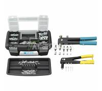 Set Con Remachadora para Remaches E Insertos Roscados Fervi S018 + Maleta Rivett