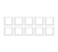 Set de 10 enchufes de Jung AS 500 en color blanco.