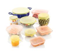 Set de 10 tapas de cocina reutilizables y ajustables lilyd innovagoods