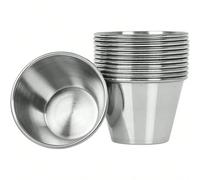 Set de 12 Flaneras Individuales - Flaneras de Acero Inoxidable - Flaneras Individuales Acero Inoxidable - Flaneras Pequeñas - Flanero Individual - 7/8/9/10CM