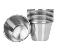 Set de 12 Flaneras Individuales - Flaneras de Acero Inoxidable - Flaneras Individuales Acero Inoxidable - Flaneras Pequeñas - Flanero Individual - 7/8/9/10CM