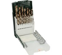 Set de 19 brocas para metal hss-co, din 3381,0, 1,5, 2,0, 2,5, 3,0, 3,