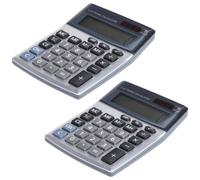 Set De 2 Calculadoras XL De Escritorio Con Pantalla Grande