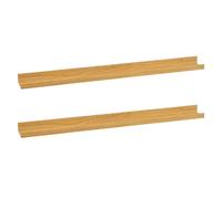 Set de 2 estantes repisa para cuadros de MDF natural de 100 cm Lola Home