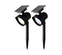 Set De 2 Focos Led De Camping Recargables Negros