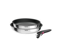 Set de 2 sartenes ingenio 22cm y 26cm mango extraíble tefal