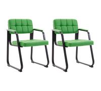 Set de 2 sillas de conferencia Canada B Verde