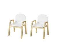 Set de 2 sillas infantiles silla para niños con 4 alturas de asiento diferentes 23-35 cm kmb24-wx2 sobuy