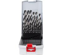 Bosch Professional Set de 25 brocas helicoidales HSS PointTeQ para metal ProBox 1-13 mm Gris