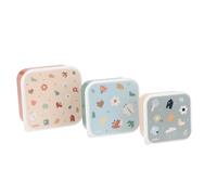 Set de 3 Cajitas de Almuerzo Infantiles Geometric Nature - Apilables y Seguras