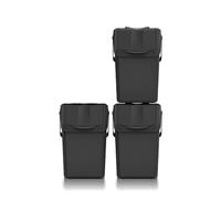 Keden SORTI BOX Juego de Cubos de Reciclaje Apilables (3, 25L)