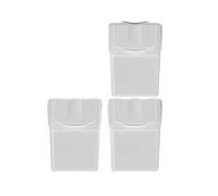 Prosperplast Set de 3 cubos de basura KEDEN SORTIBOX para reciclado Gris ceniza