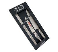 Set de 3 cuchillos de cocina japoneses Global G9211R: G2, G9R, GS11