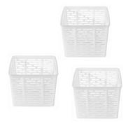 Set De 3 Moldes Queseros 0,5 kg - Cestillo Cuadrado Para Queso Ricotta, Capri Y Quesos Frescos