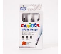 Set de 3 pinceles recargables de agua CARIOCA con puntas surtidas