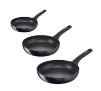 Set de 3 sartenes fusion 20cm, 24cm y 28cm marca tefal