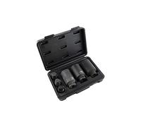 SET DE 3 VASOS Y 3 PUNTAS DE IMPACTO DE 1/2" HEXAGONAL