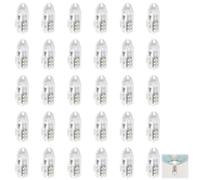 Set de 30 minilámparas LED de luz cálida con interruptor y gancho para decorar globos, farolillos, fiestas, bodas, cumpleaños, Navidad y otros eventos especiales. Diseño compacto de 3,8 x 1,6 cm