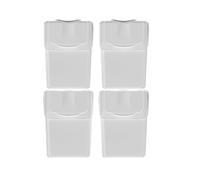 Set de 4 cubos de basura KEDEN SORTIBOX para reciclado, gris ceniza, volumen 4x20L
