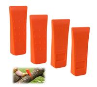Set de 4 Cuñas de Corte para Motosierra 6 Pulgadas, Cuñas de Plástico ABS Resistente a Impactos, Cuñas para Controlar la Caída Dirigida de Árboles, Ideal para Trabajos Forestales