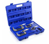 Set de 4 micrómetros 0-100mm Calibrador Micrómetro de exteriores Tornillo Palmer Medición Precisión