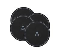 Set de 4 posavasos marrones Ø11cm Scalpers Home