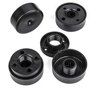Set de 4 x SO-TECH® Pata de Mueble GOLF III Regulable Ø 50 mm Negro