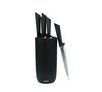 Jocca Juego de 5 Cuchillos con Taco de Polipropileno - Negro - JOC8435253586612