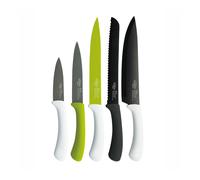 Set de 5 cuchillos san ignacio, acero inoxidable, verde
