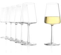 Stölzle Lausitz – Copa de Vino Blanco Power 402 ml, set 6, cristal sin plomo, aptas lavavajillas