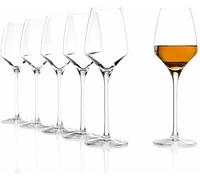 Copas para vino dulce Experience de Stölzle Lausitz, de 190 ml, juego de 6, imitan el vidrio soplado, aptas para lavavajillas.